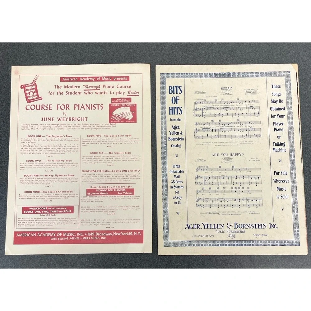 Lot of 15 Sheet Music Pieces Cover Art Musicals Movies Crafts Scrapbooking